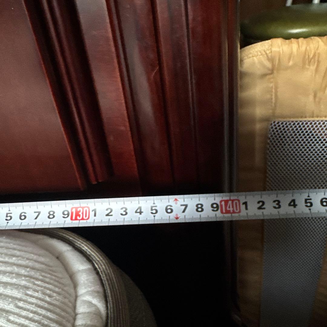 無垢材ベッドフレーム Kingsdown マットレス セット　セミダブル　レトロ