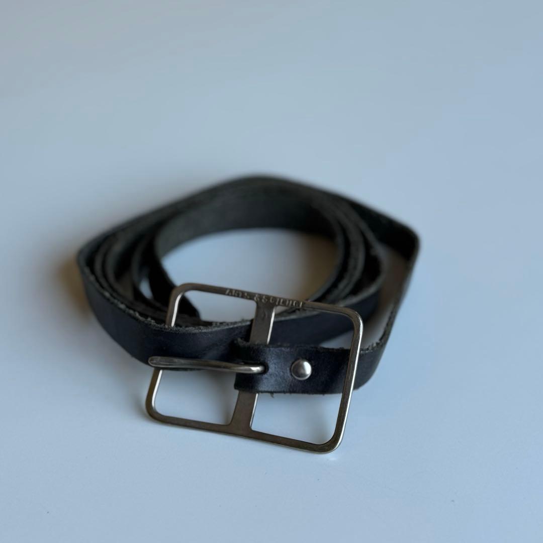 arts&science thin buckle belt S ベルト
