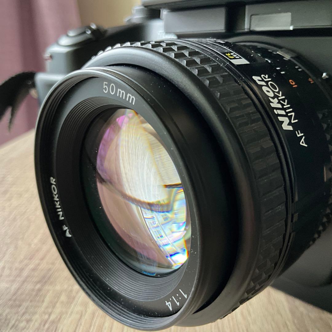 Nikon F4 AF ５０mm f1.4 Af24-50mmレンズ付き