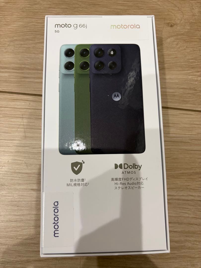 moto g66j 5G ブラックオイスター　128GB
