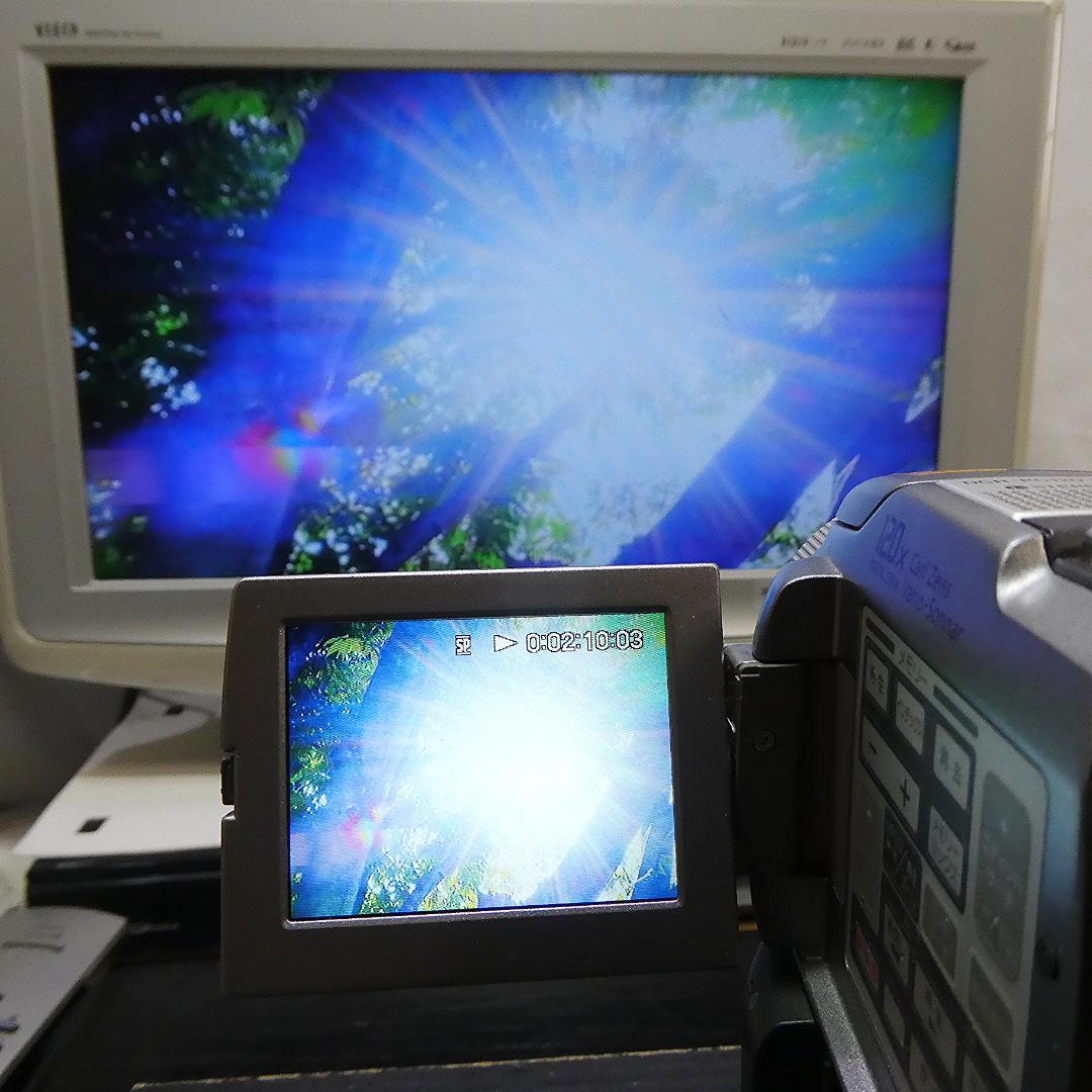動作品ソニー DCR-PC120 MiniDVビデオカメラ　DVDダビングに最適