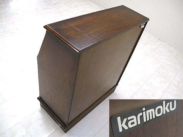 カリモク 「コロニアル」 ライティングビューロー 　書斎机/ライティングデスク