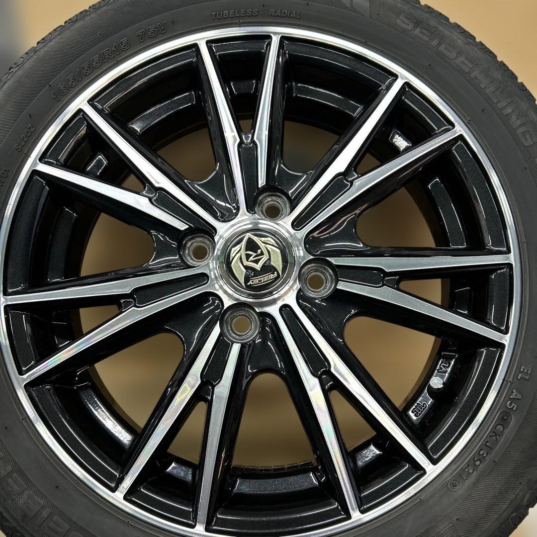 15インチ weds タイヤ　ホイールセット