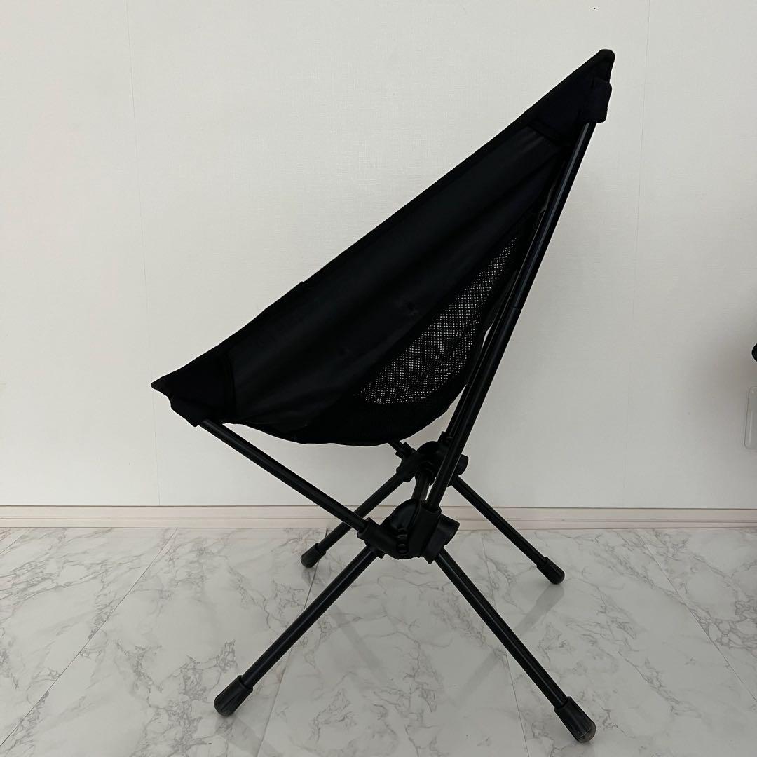 オガワ　ツーアングルチェアS　椅子　アウトドアチェア　キャンプ　ペア　黒