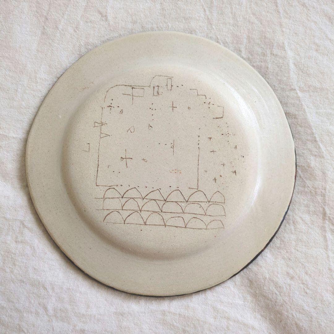 新品 bonohoさんのお皿2枚セット① 佐藤尚理 やちむん 作家もの