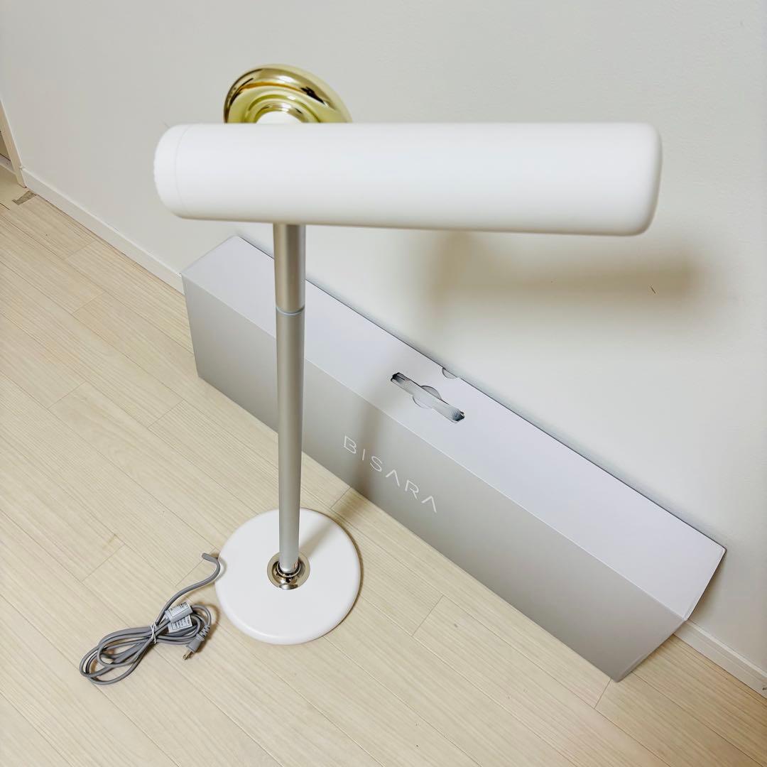 BISARA ハンズフリー　スタンドドライヤー BSR002 ホワイト　首振り