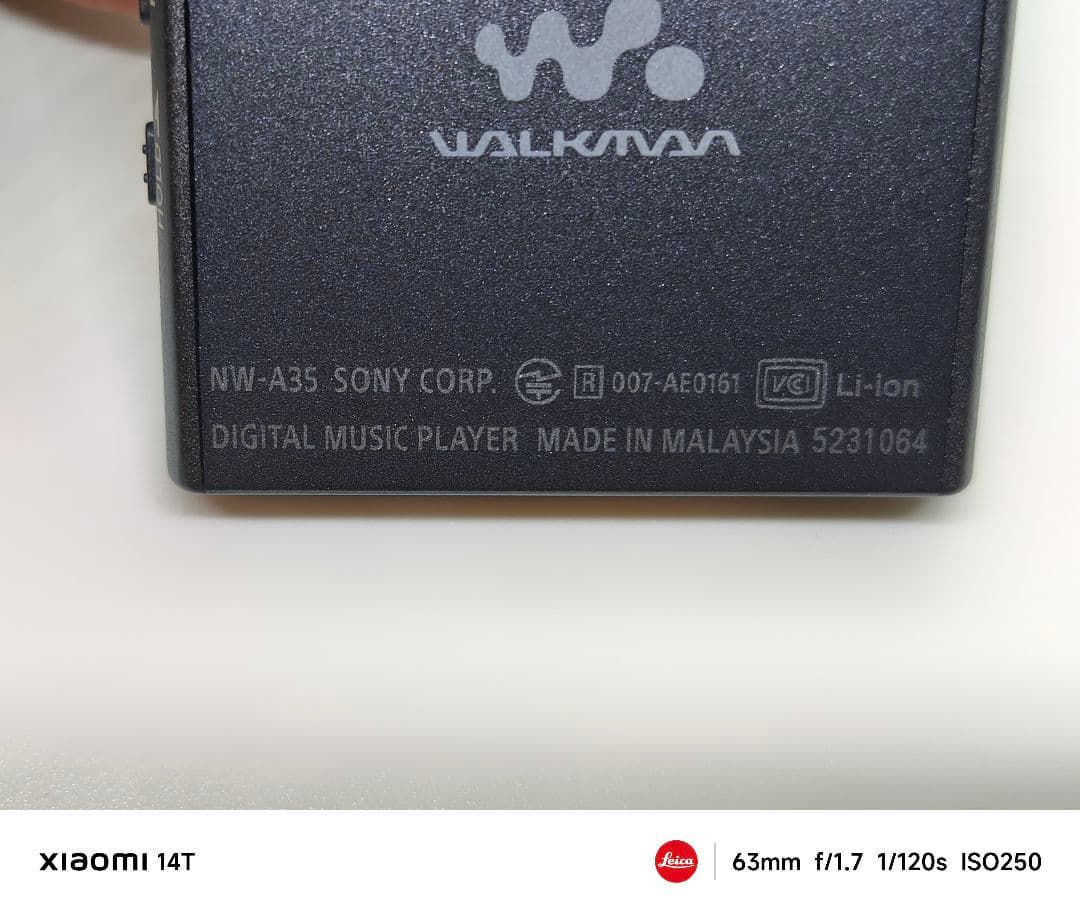 極美品 Sony NW-A35HN デジタルオーディオプレーヤー スピーカー付