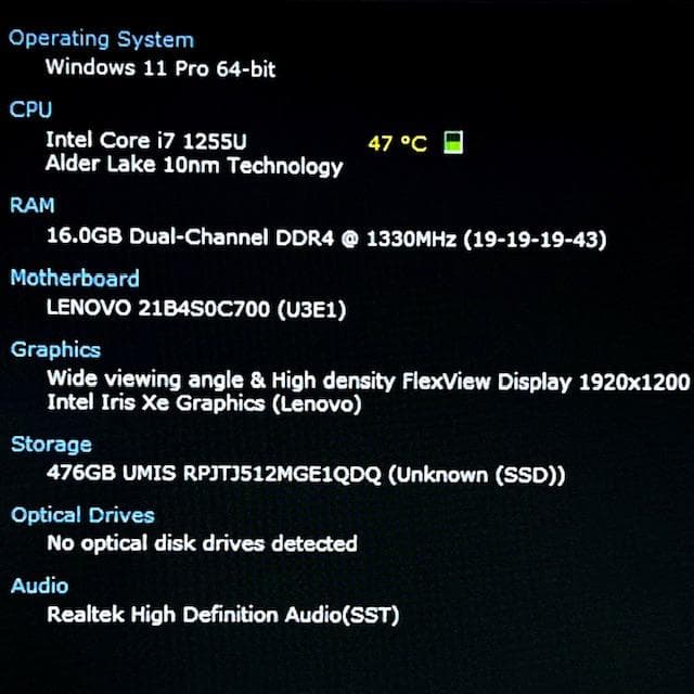 2022【極美品級】第12世代Corei7！大容量SSD ！Lenovo L13