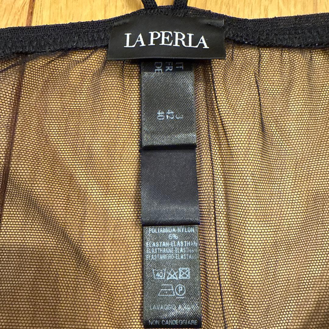 LA PERLA ブラック キャミソール M
