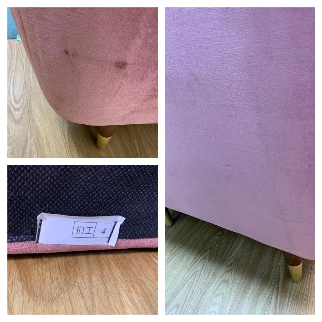 Y☆901 LOWYA 1人掛けソファ ベルベット調