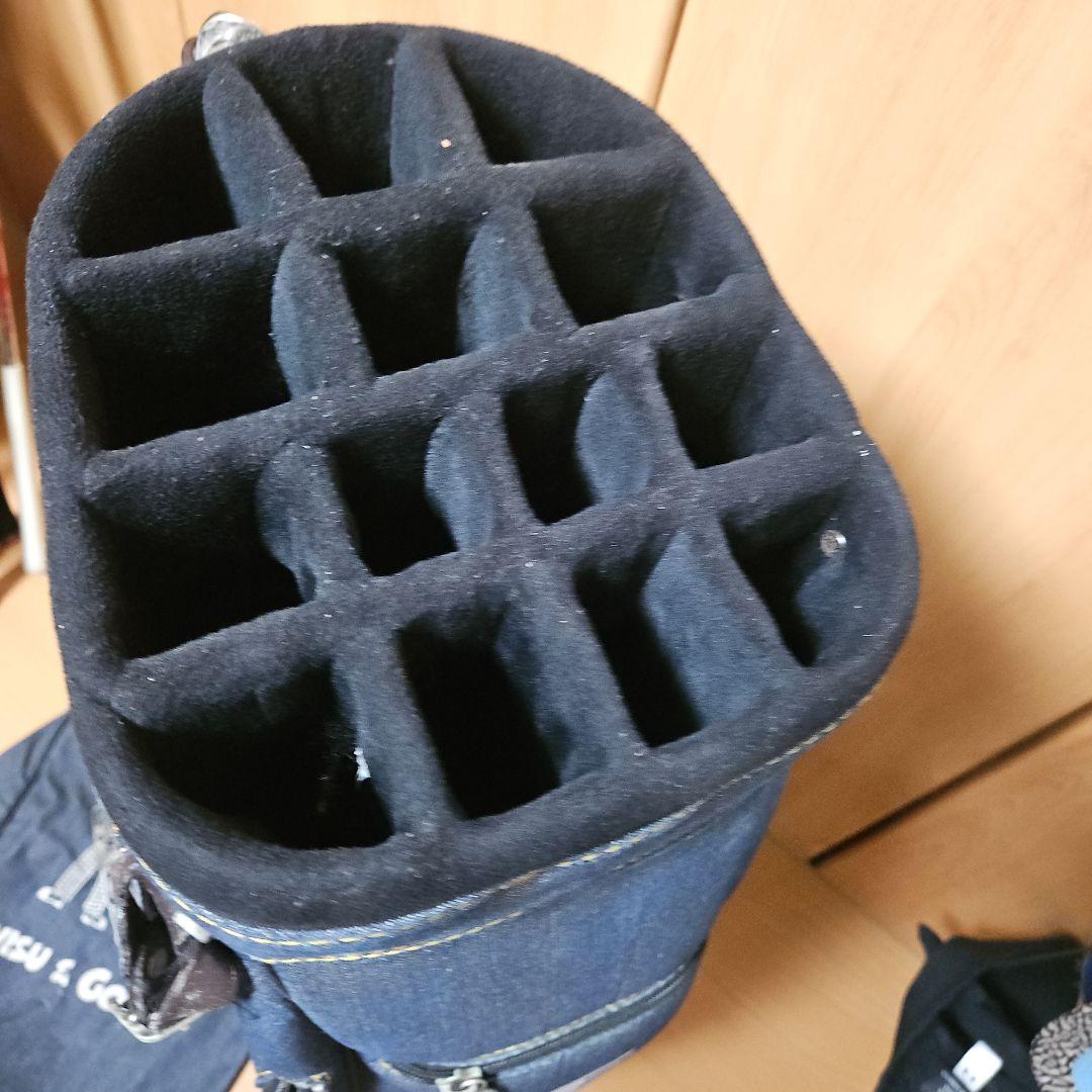 EVISU ゴルフバッグ デニムキャディバッグ