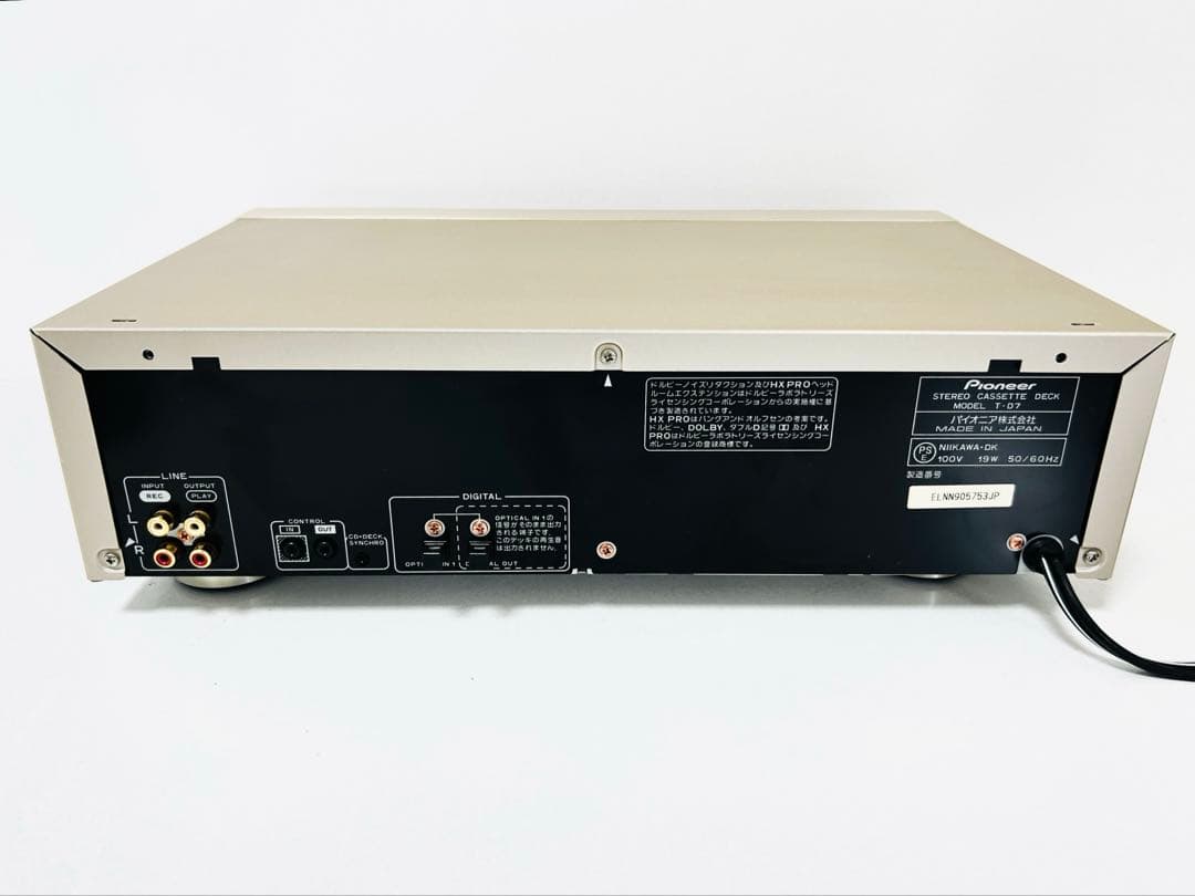 美品 Pioneer T-D7 ステレオカセットデッキ 稀少