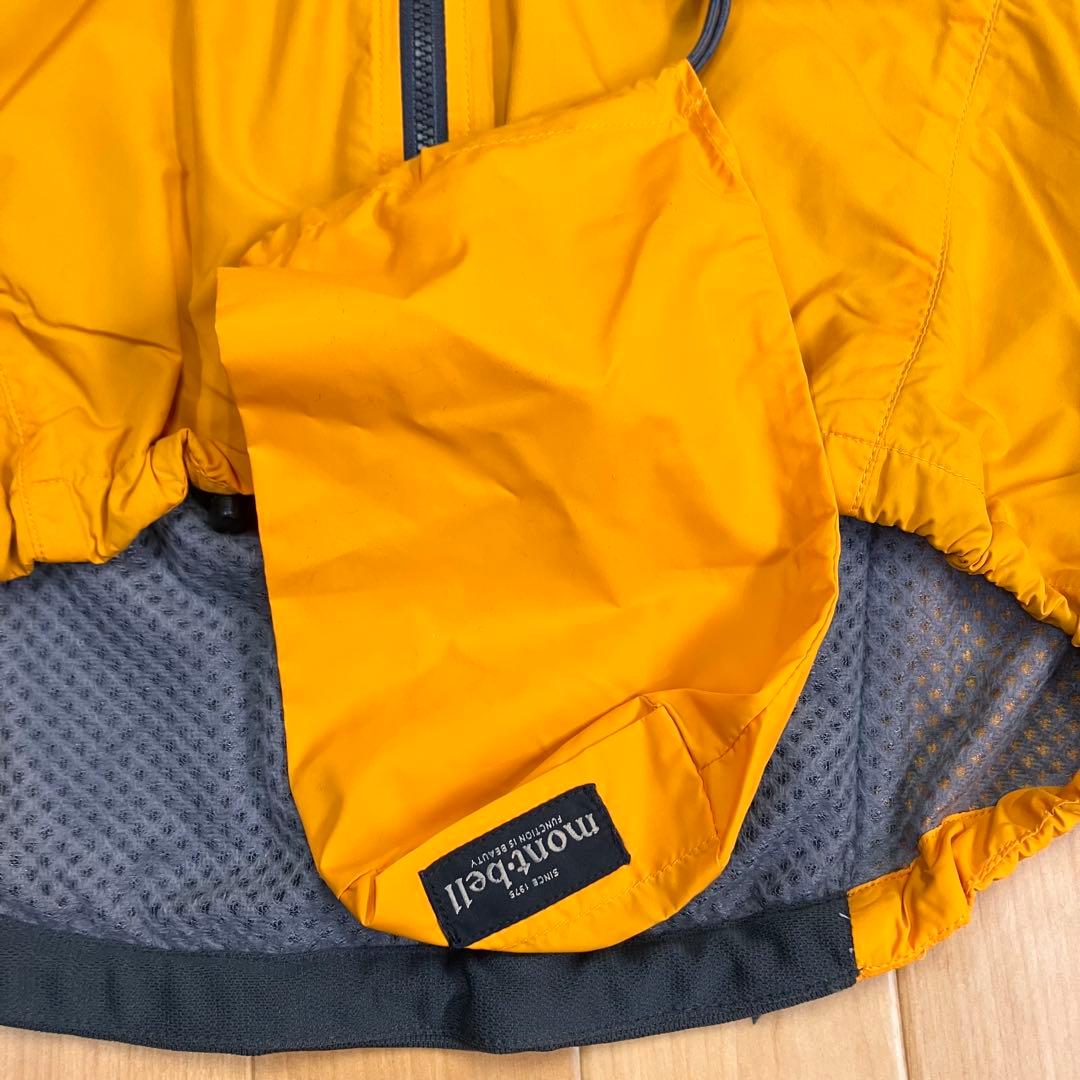モンベル ライトシェル サイクルジャケット サイズS　パンプキン　新品