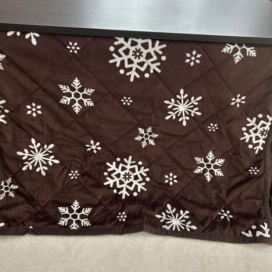 雪の結晶模様 こたつテーブル