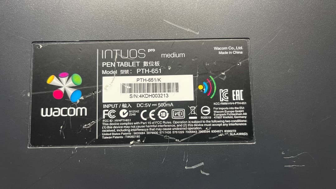 Wacom(ワコム) Intuos Pro Mサイズ ペンタブレット