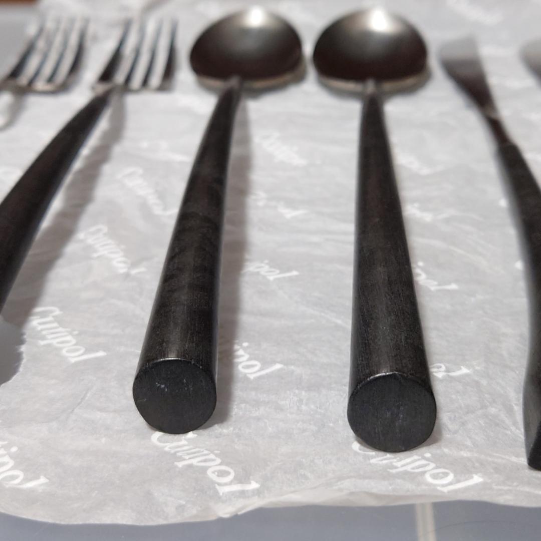 6本セット Cutipol　クチポール　NOOR①　ナイフ　フォーク　スプーン