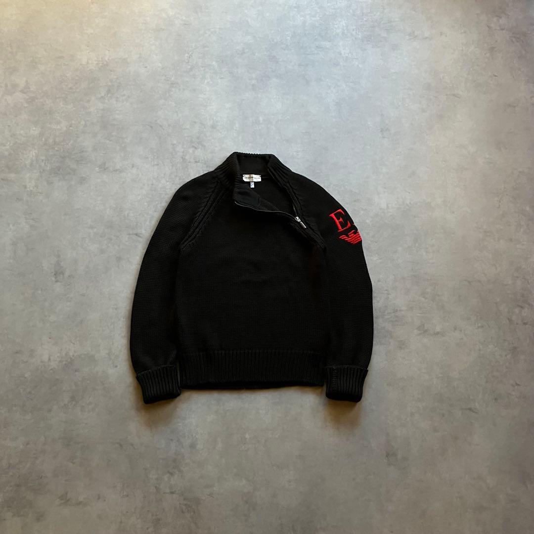 トップス 00s archive emporio armani knit sweater