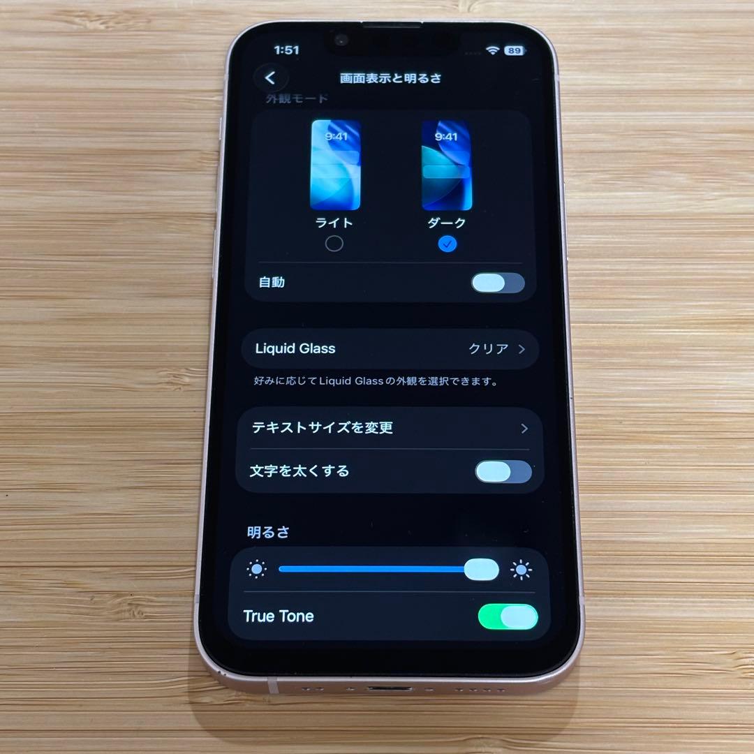 【新品バッテリー】iPhone 13 mini 128GB ピンク　SIMフリー