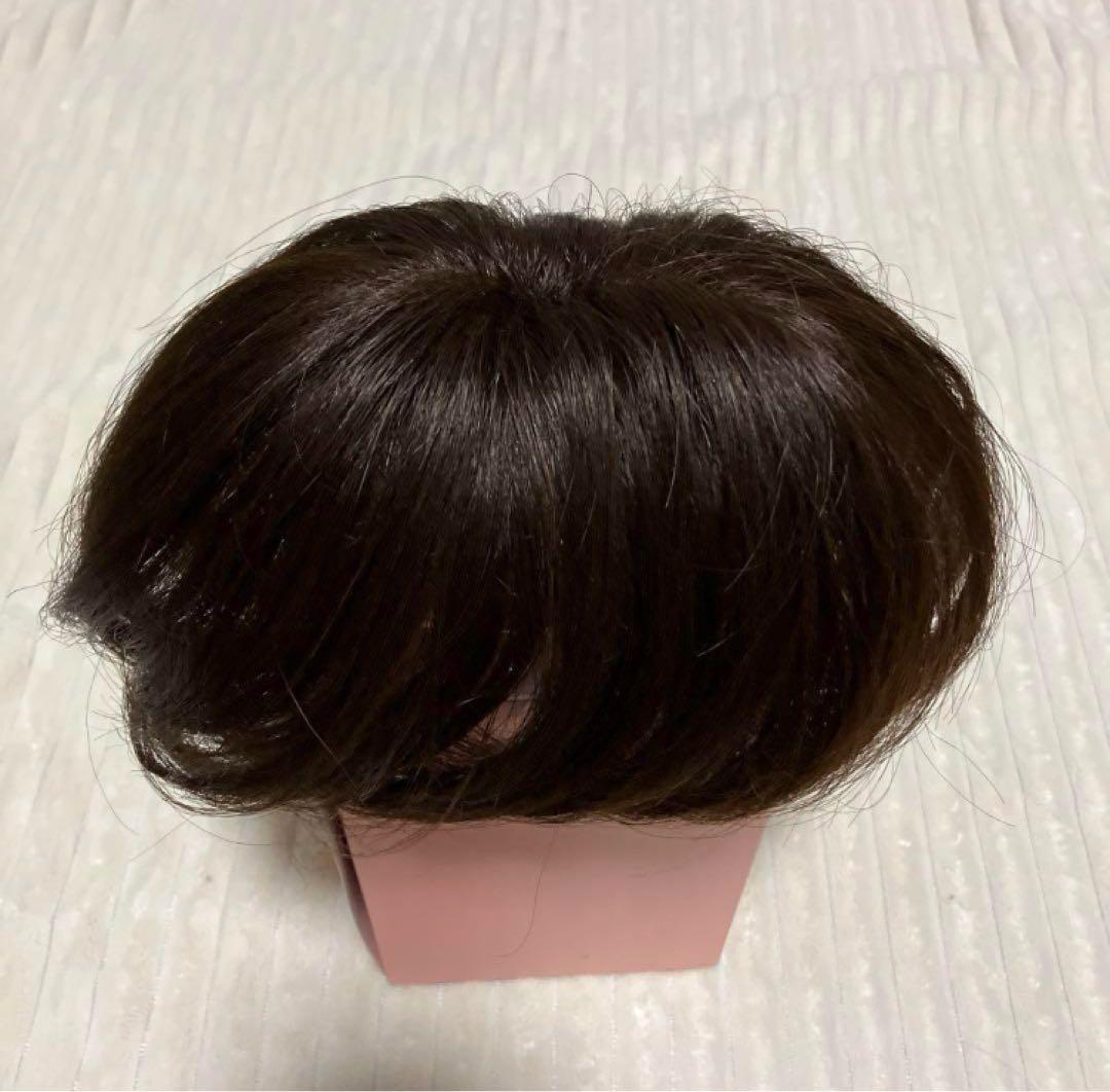 ディノス！！ダークブラウン ボブウィッグ 人毛100%