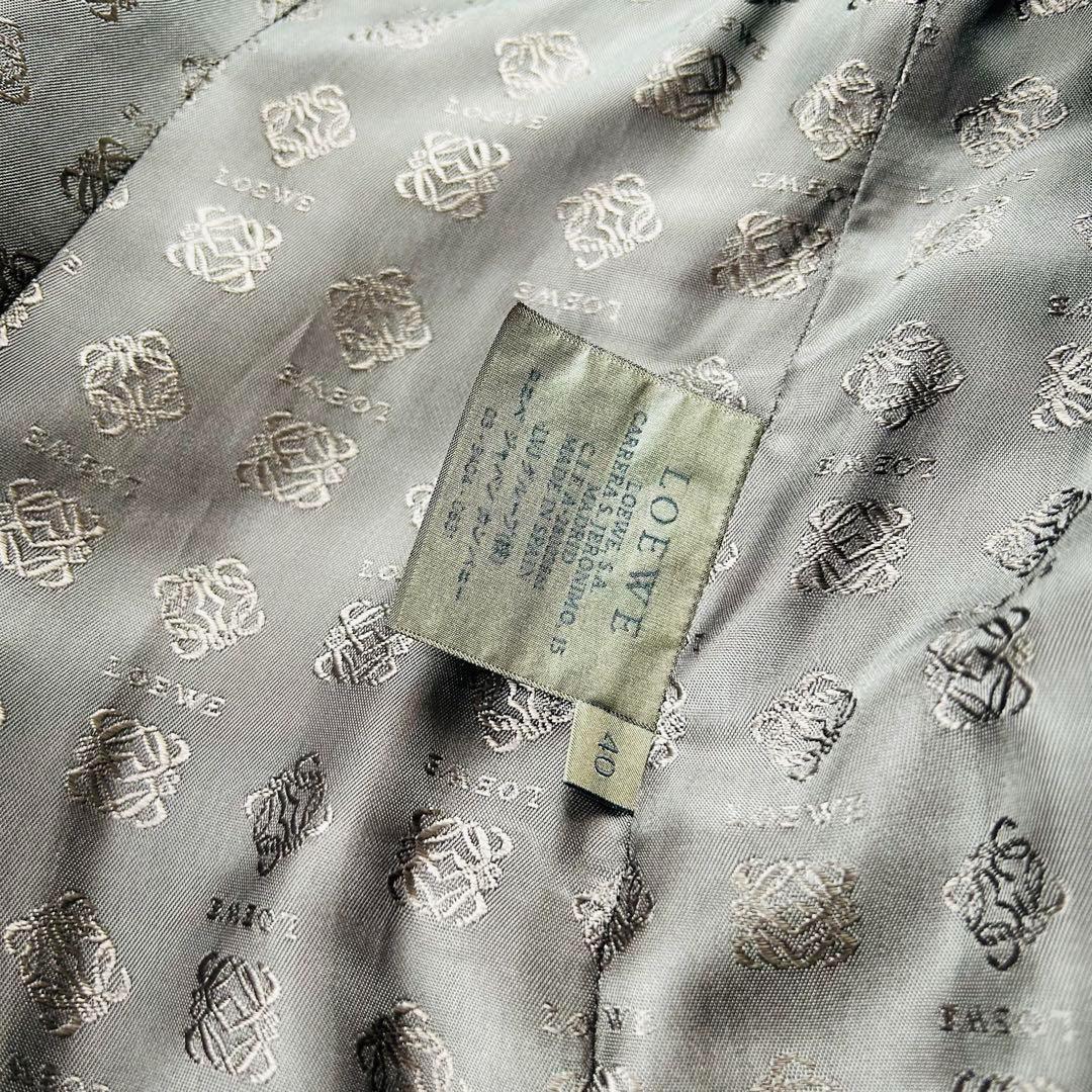 【最高級レザー】ロエベ レザージャケット スペイン製　レディース　size40