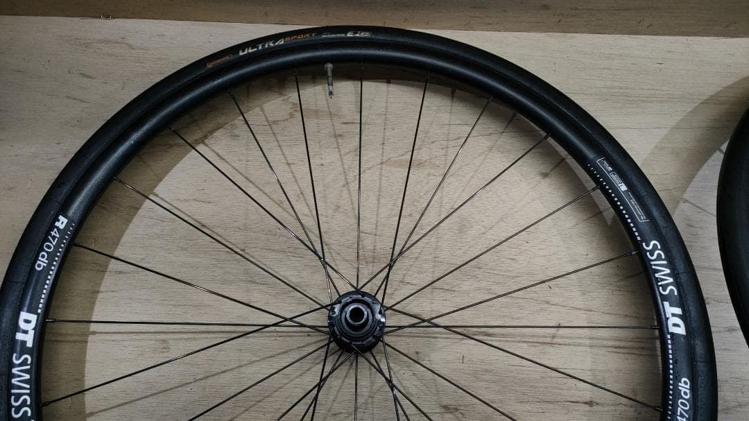 ■DT SWISS R470■ディスクブレーキホイール　前後セット■タイヤ付き■