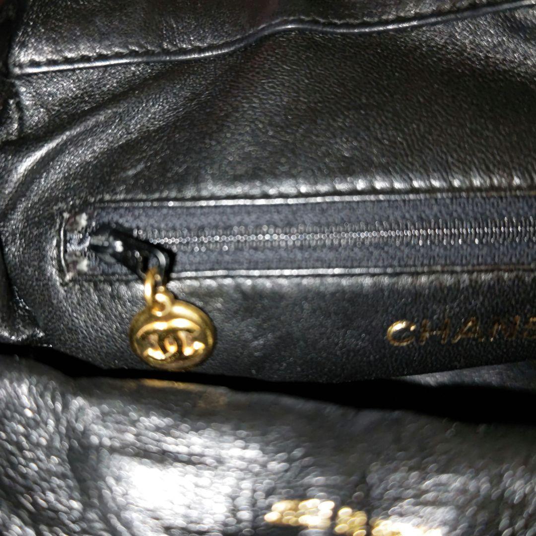 【CHANEL】シャネル　マトラッセ　ラムスキン　ココマーク　ショルダーバッグ