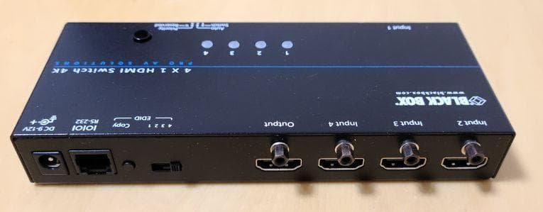 Blackbox VSW-HDMI4X1-4K 4K HDMI スイッチ