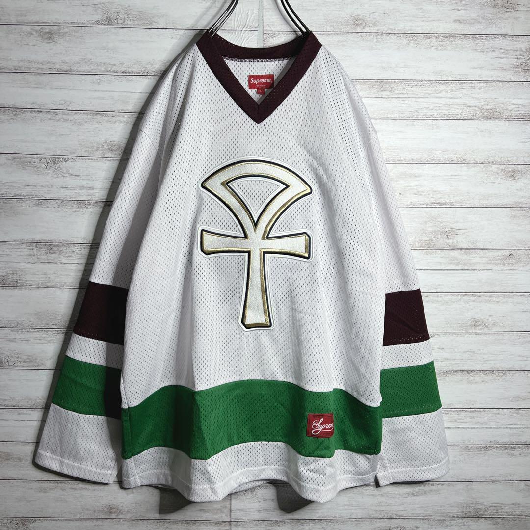 【入手困難!!】シュプリーム ✈︎ 刺繍 18SS Ankh Hockey