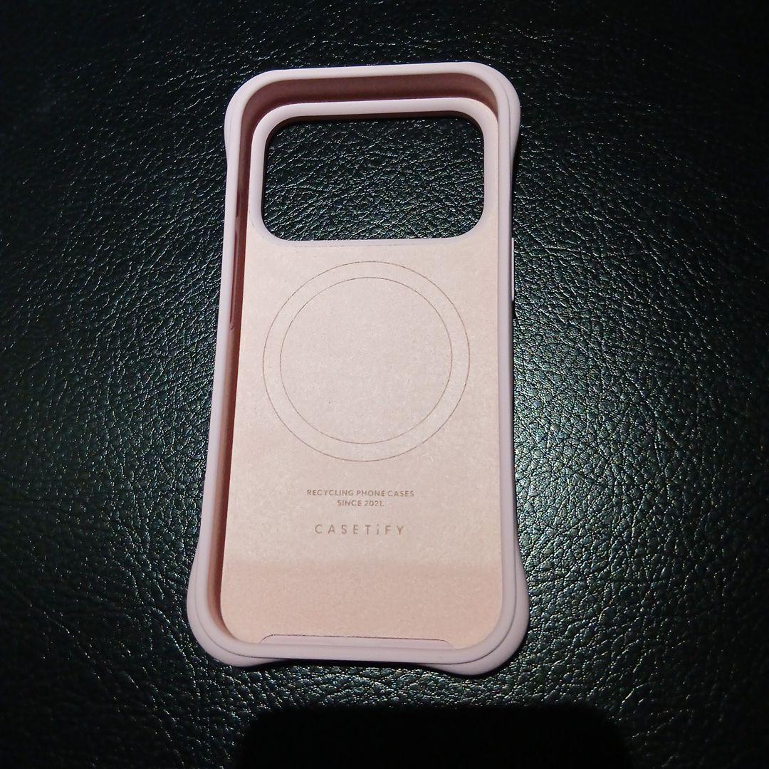 CASETiFY ピンク フラワー iPhone17proケース