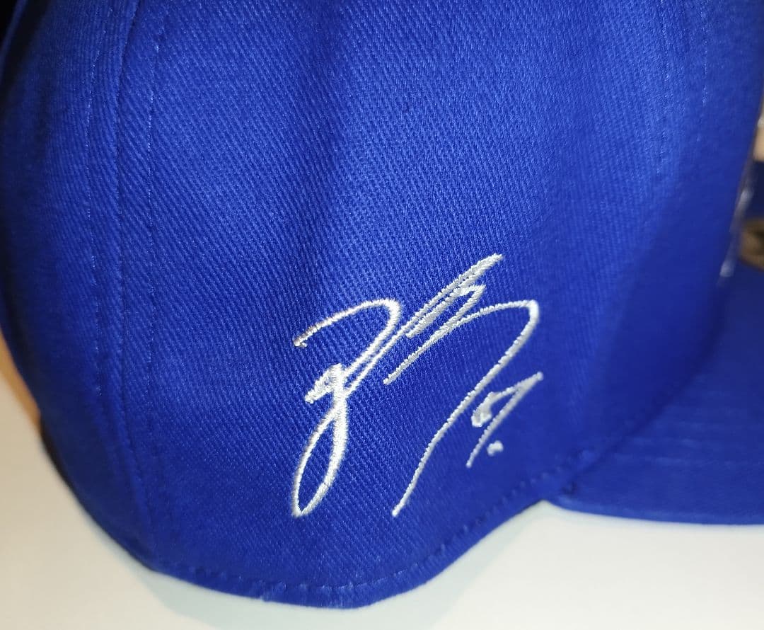 横浜DeNAベイスターズ会員限定’47 CAPTAIN宮﨑選手サイン刺繍キャップ