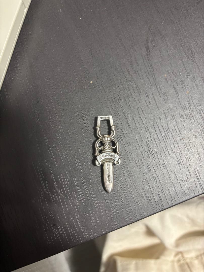 T*）様 クロムハーツ タガーチャーム ネックレス トップ