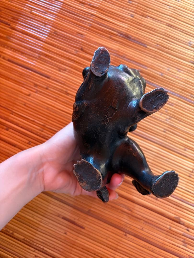 獅子　置物
