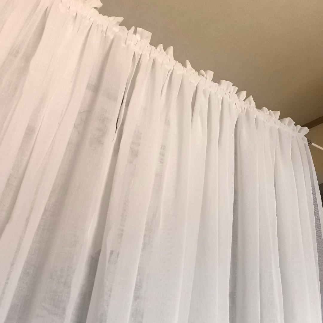 カフェカーテン【HAPPY LIFE☺︎様オーダー品　ナチュラルレース】