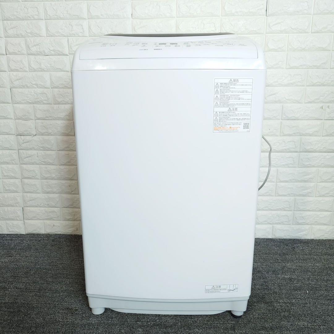TOSHIBA 洗濯機 AW-8VM2 8kg 2022年製 家電 K131