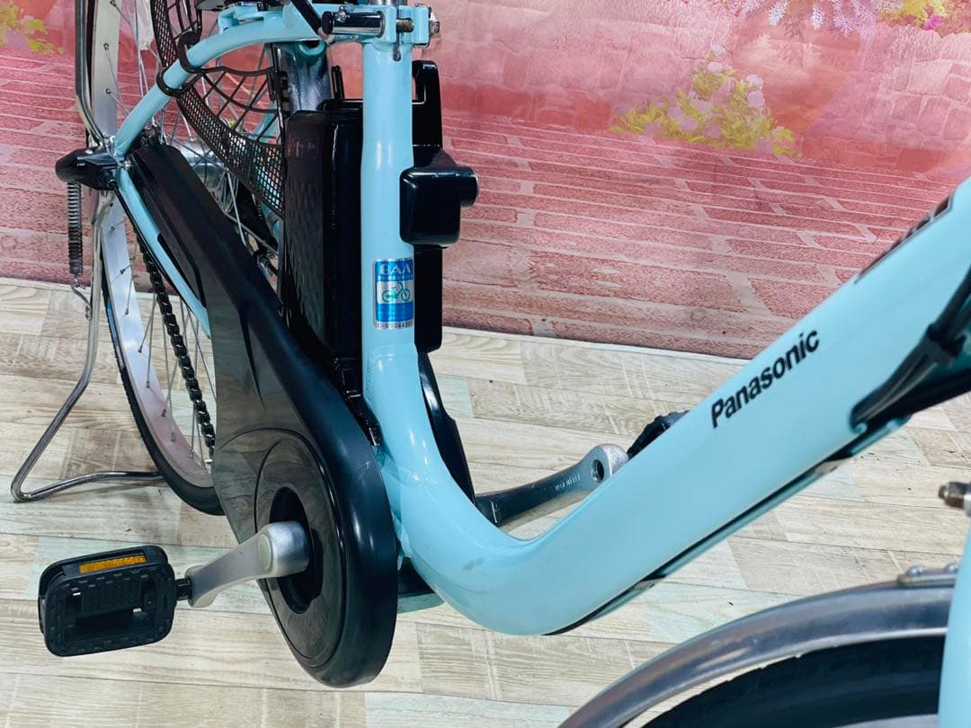 K2893 電動自転車パナソニック ママチャリ 26インチ 8Ah送料無料