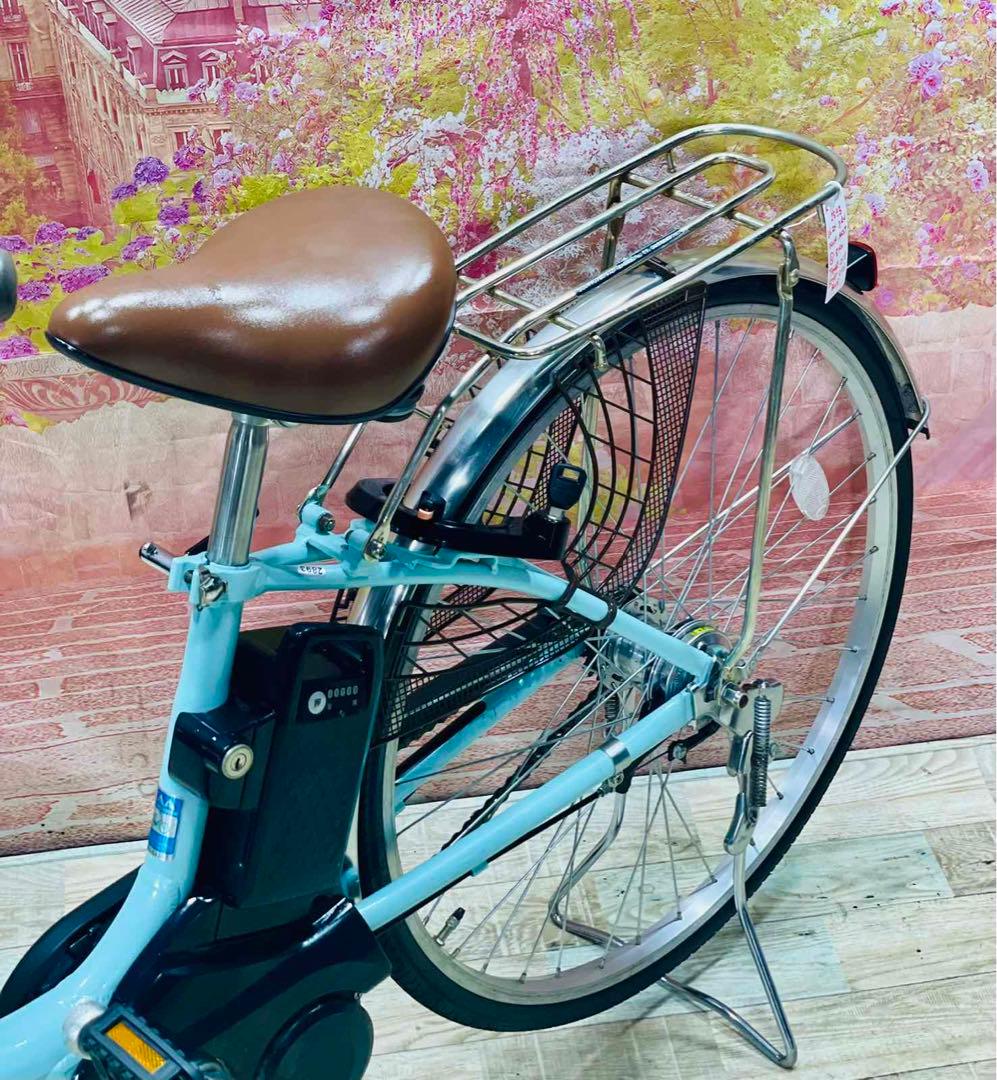 K2893 電動自転車パナソニック ママチャリ 26インチ 8Ah送料無料