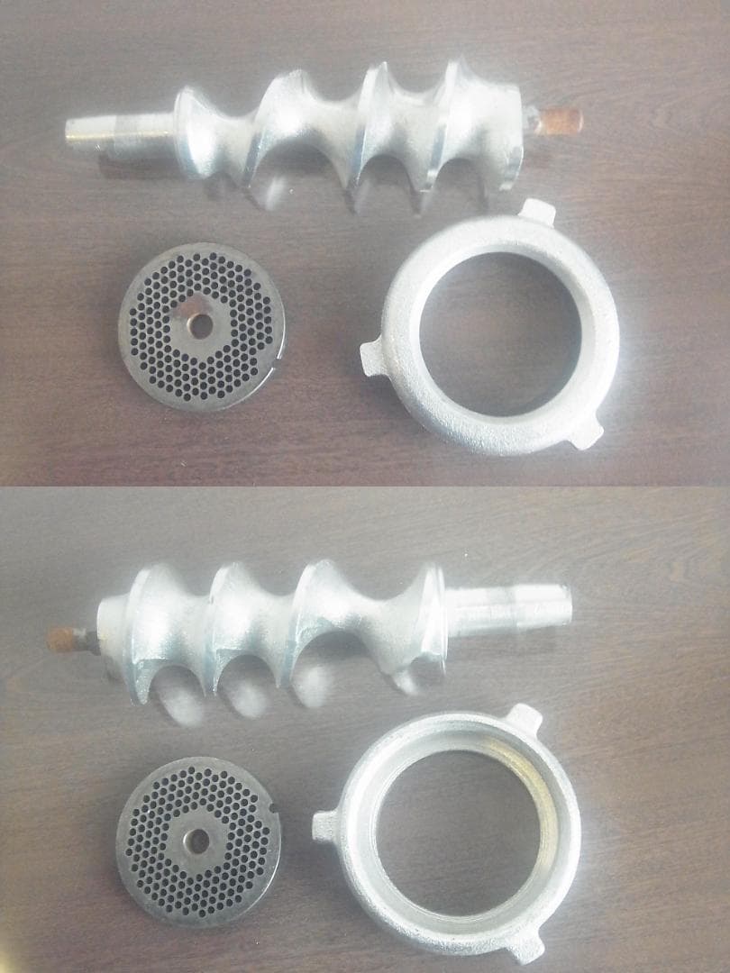 【未使用】ポニー　ミンサー　№１０　チョッパー　手動式　錫製　ハンドル欠品