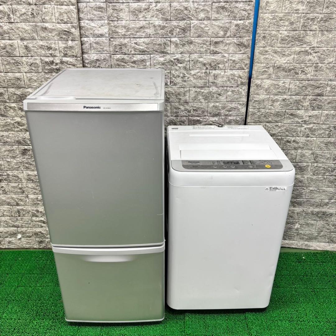 605 パナソニック　冷蔵庫　洗濯機　２点セット　小型　一人暮らし　国内メーカー