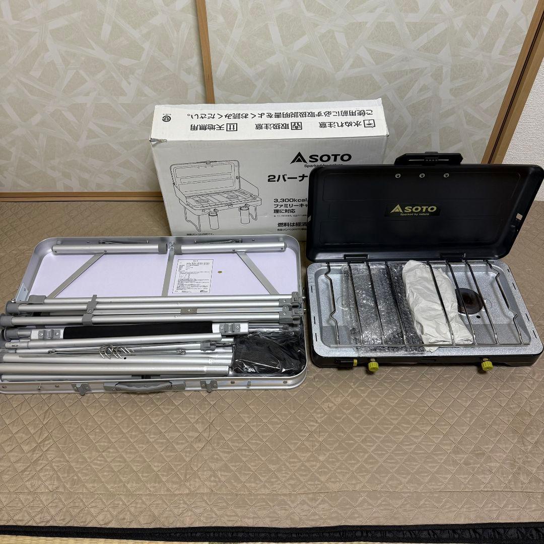 FIELDOOR キッチンテーブル SOTO ソト ２バーナー パワーブースター