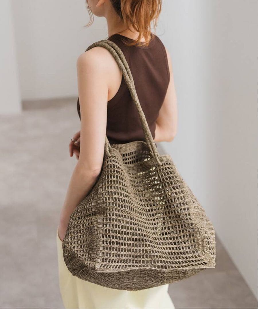 MADE IN MADA【新品】HIT BAGラフィアバッグ