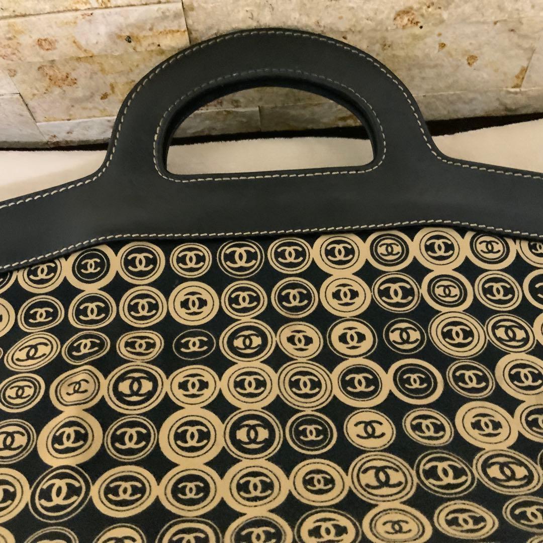 CHANEL❣️レアシャネルココマーク総柄バンドバック