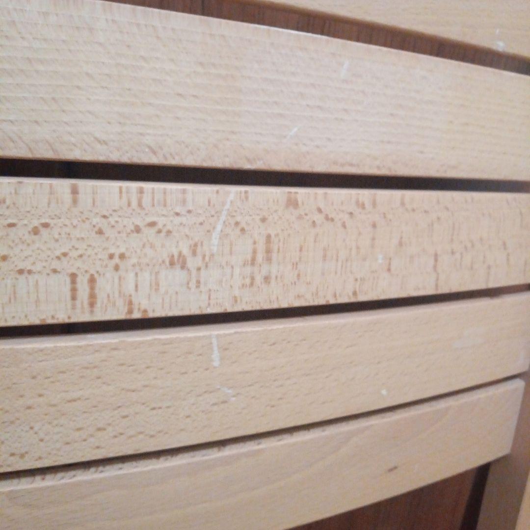 無印良品　折りたたみ椅子MUJI 2脚セット　木製チェア　廃盤　ダイニング　ブナ