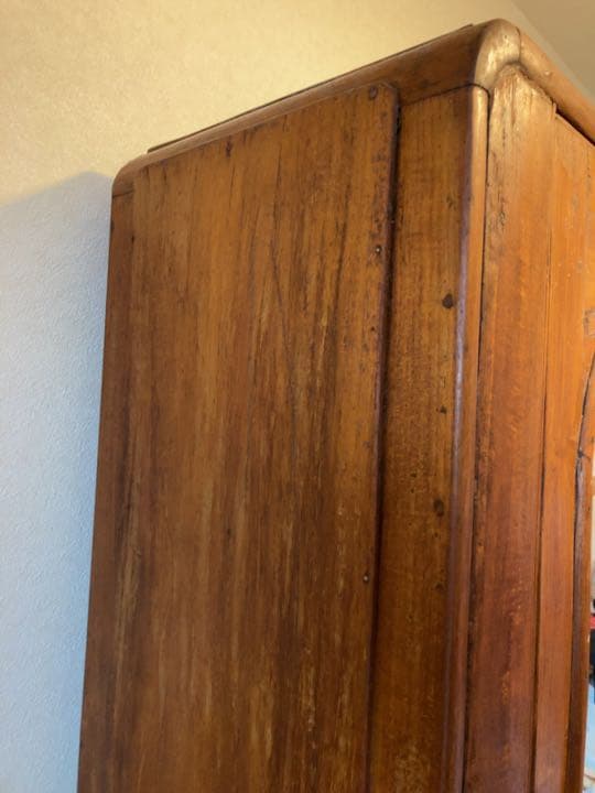 アンティーク　鏡付　洋服タンス