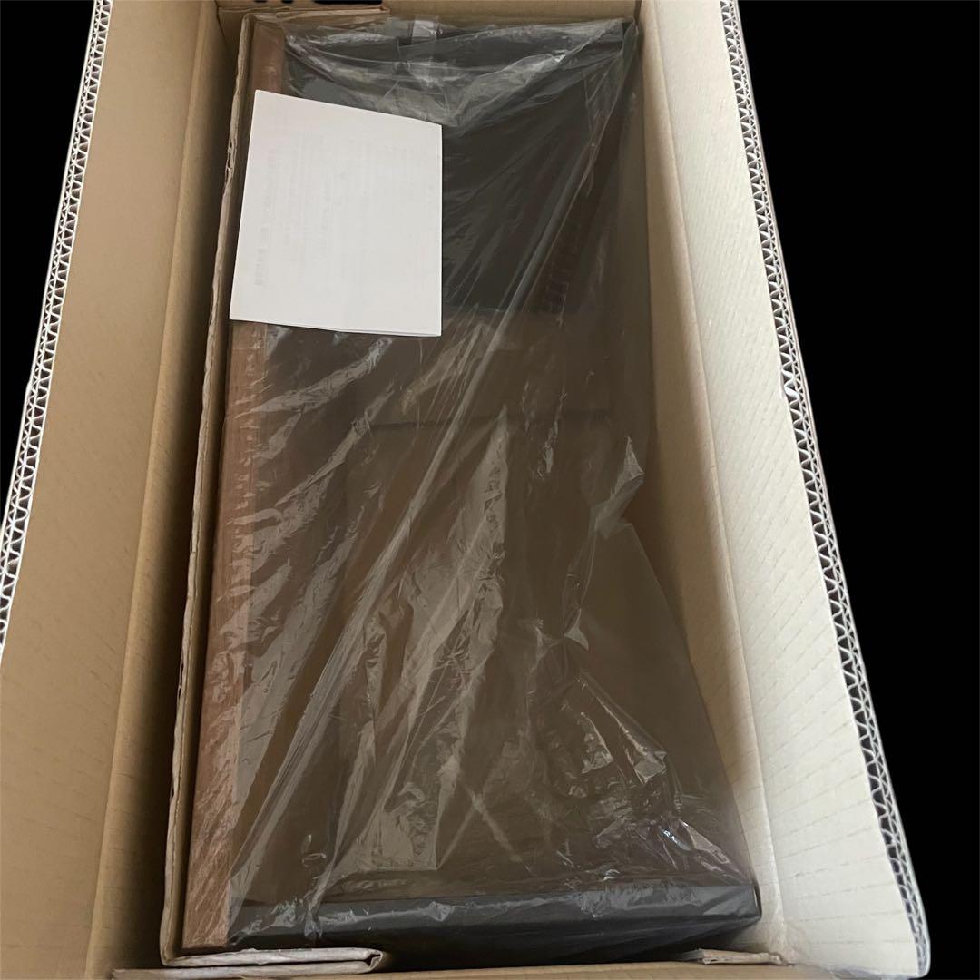 ブラック　木製天板の頑丈ラック　幅60cm