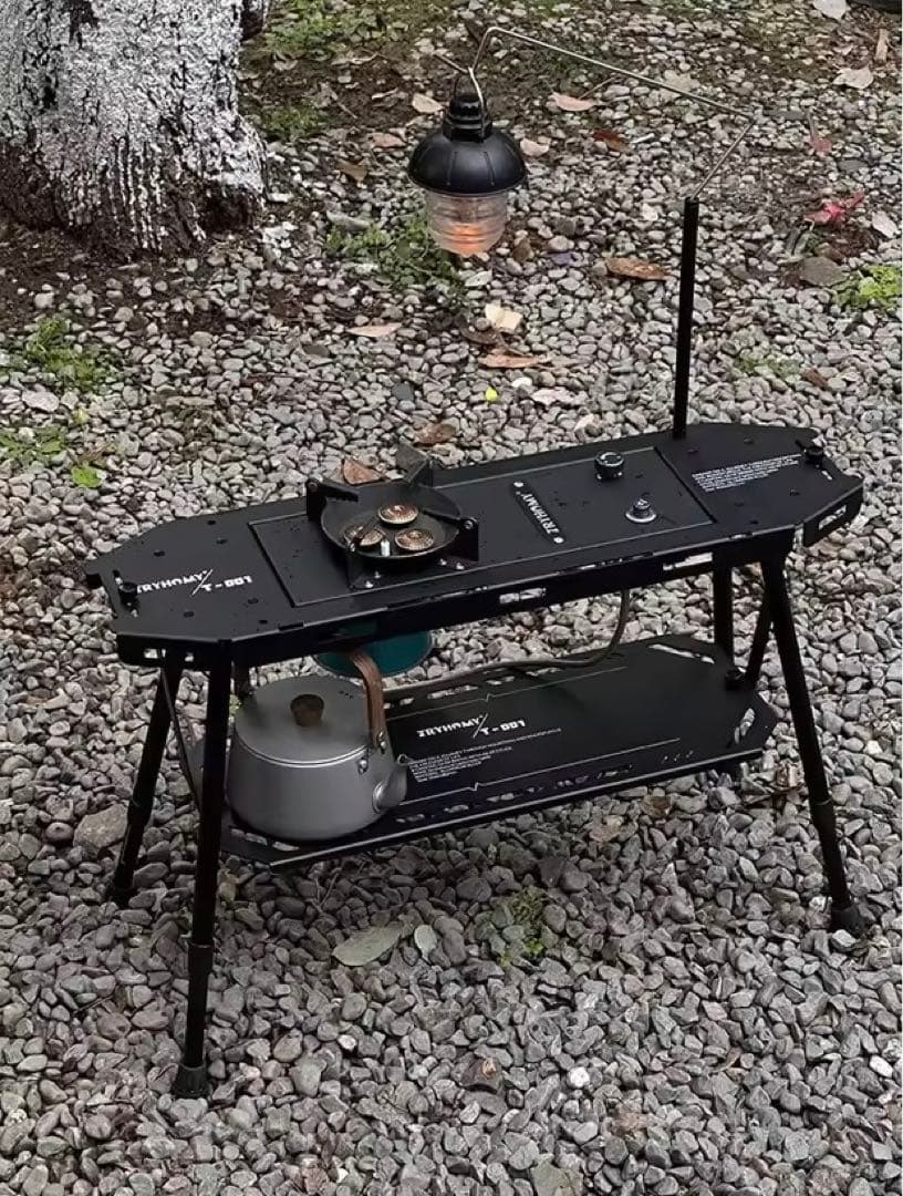 IGT規格ハーフユニットキャンプテーブル アルミ合金 IGTテーブル 収納袋付き