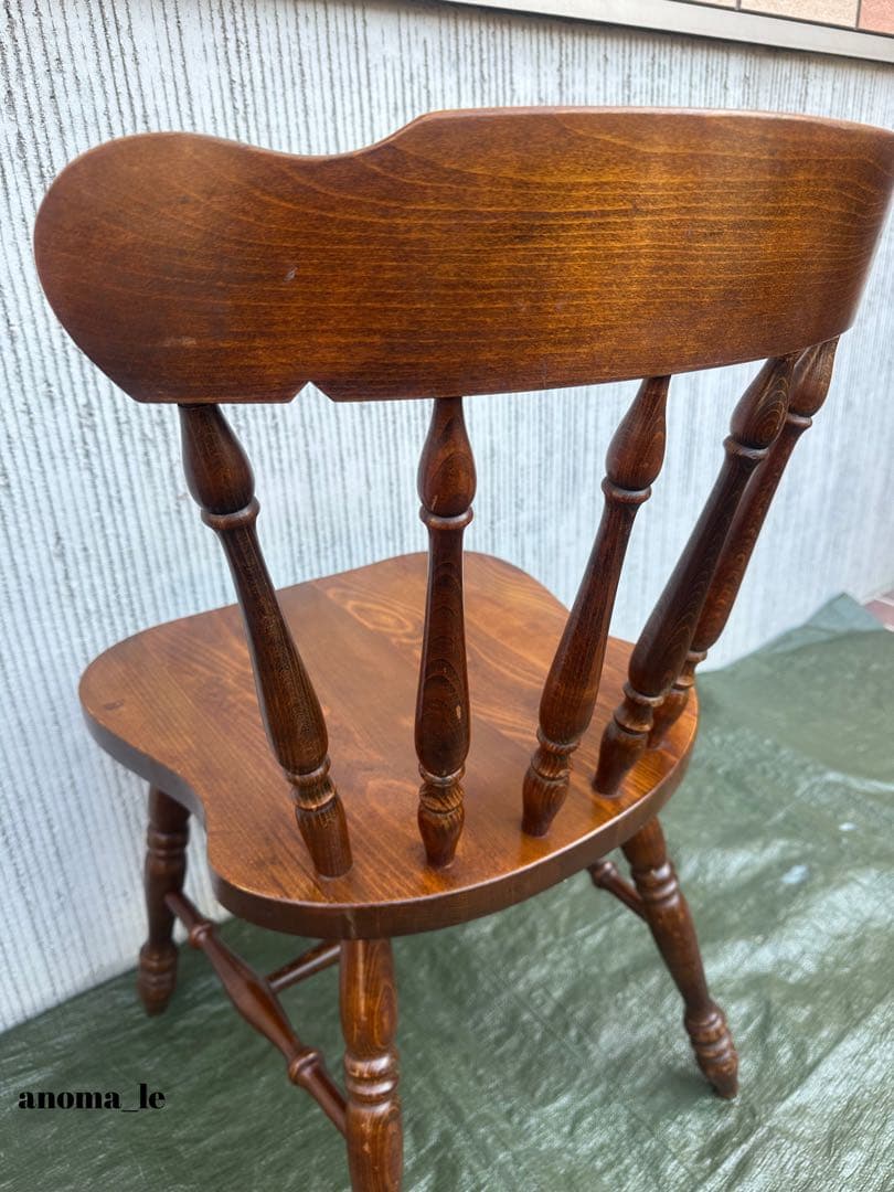 【ダイニングチェア】2　飛騨の家具　かしわ　柏木工　ウィンザーチェア