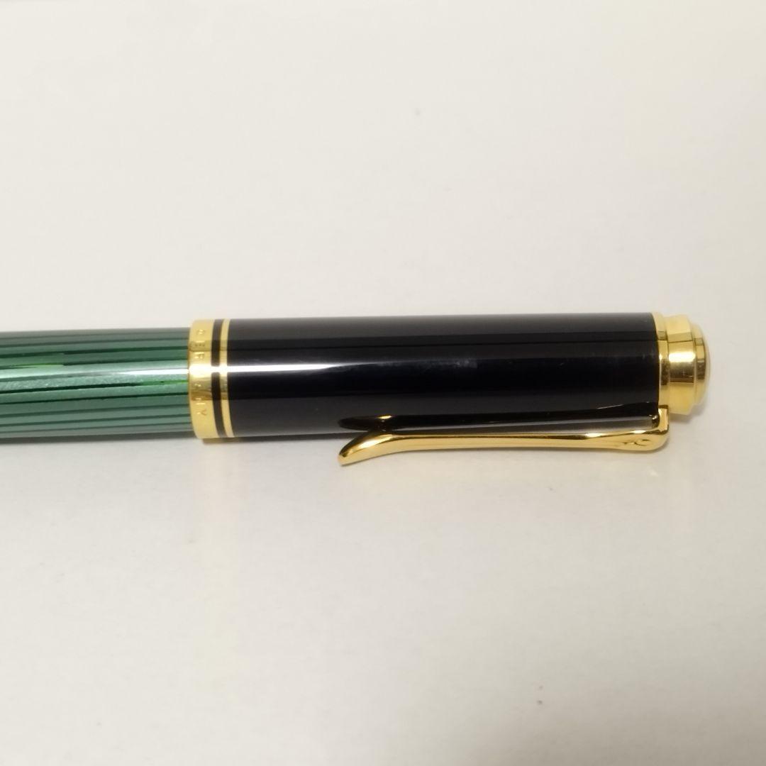 ペリカン スーベレーン M400 グリーンストライプ　EFニブ