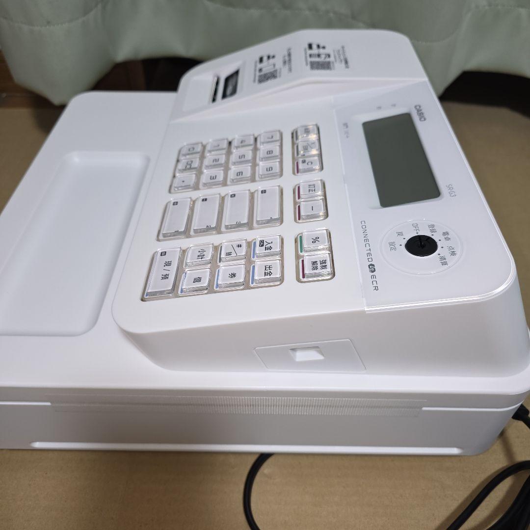 CASIO(カシオ) 電子レジスター SR-G3-EX-WE ホワイト