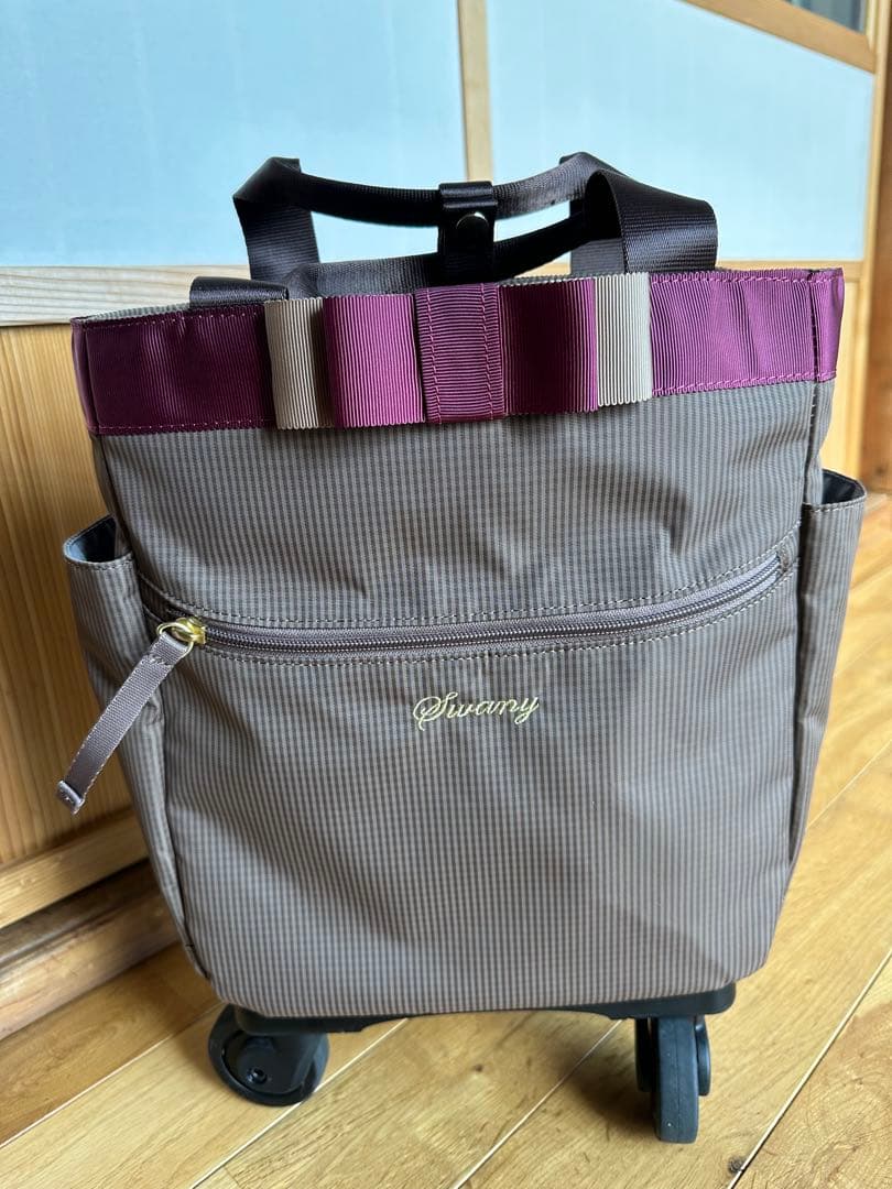 SWANYスワニー キャリーバッグカート　ルバンドミニ　グレージュ