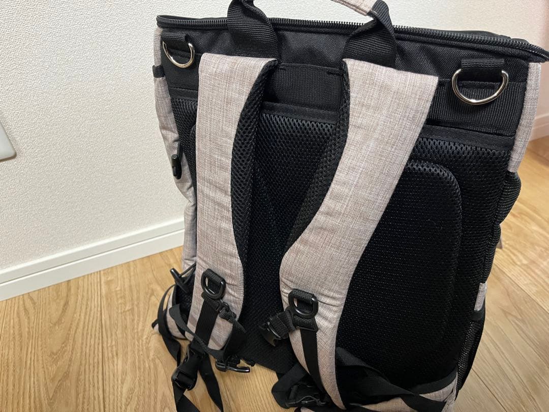 値下！AIRBUGGY 3WAY バックパックキャリア　クールベージュ説明書付き